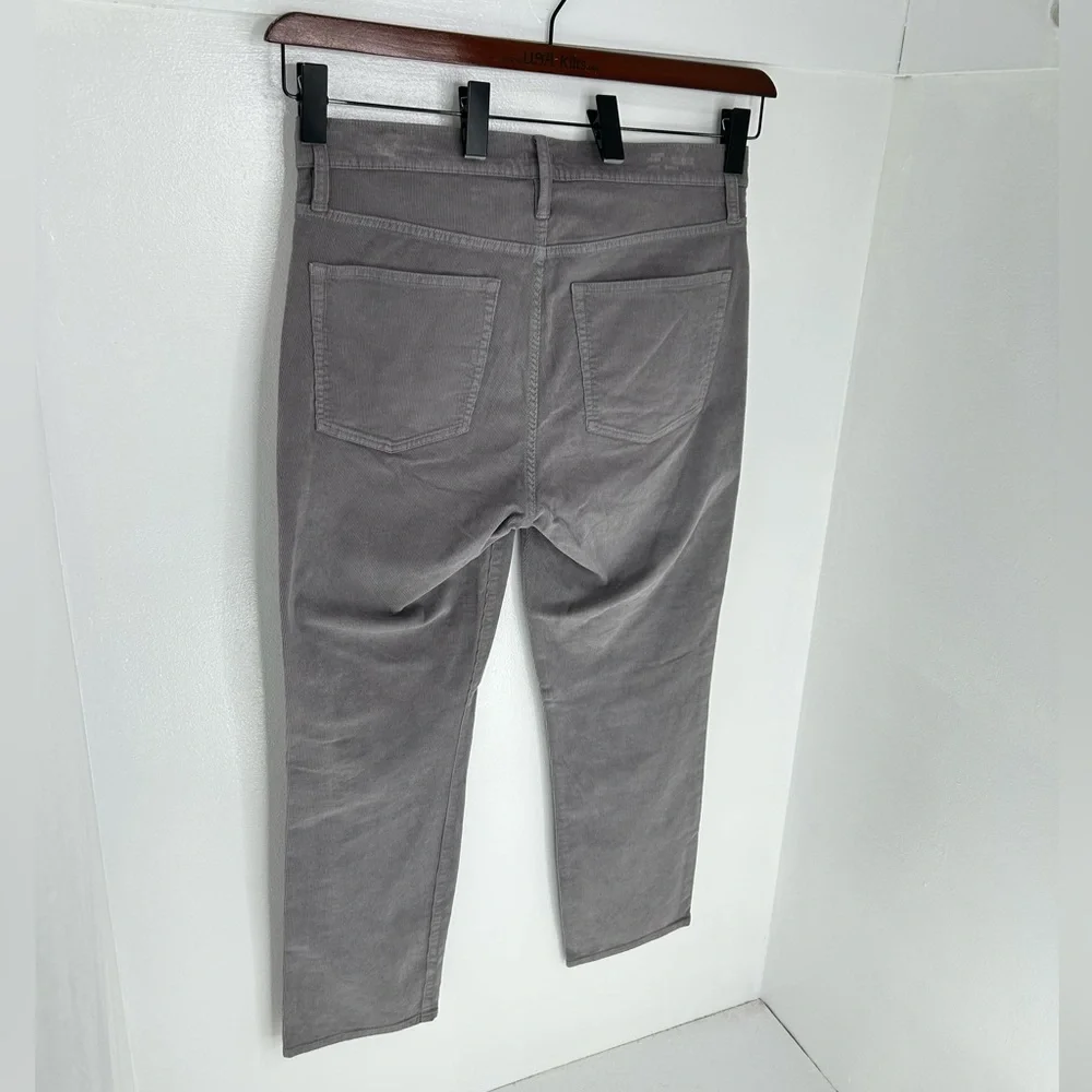 J. Crew Corduroy Pants Size 32 Gray Stretch 5-Pocket Re-Imagined‎ Office 35x28